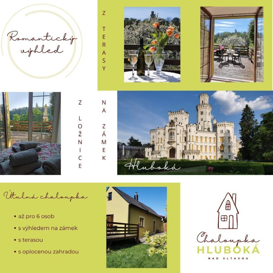 Chaloupka Hluboka - Family Holidays In South Bohemia Hluboká nad Vltavou Dış mekan fotoğraf